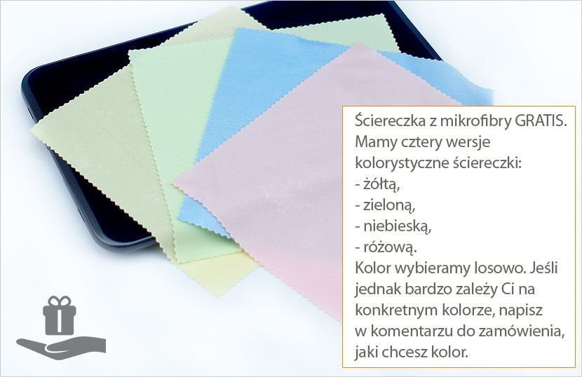 Dodatek do folii - ścierki delikatne Prezenty do produktu - ścierki delikatne
